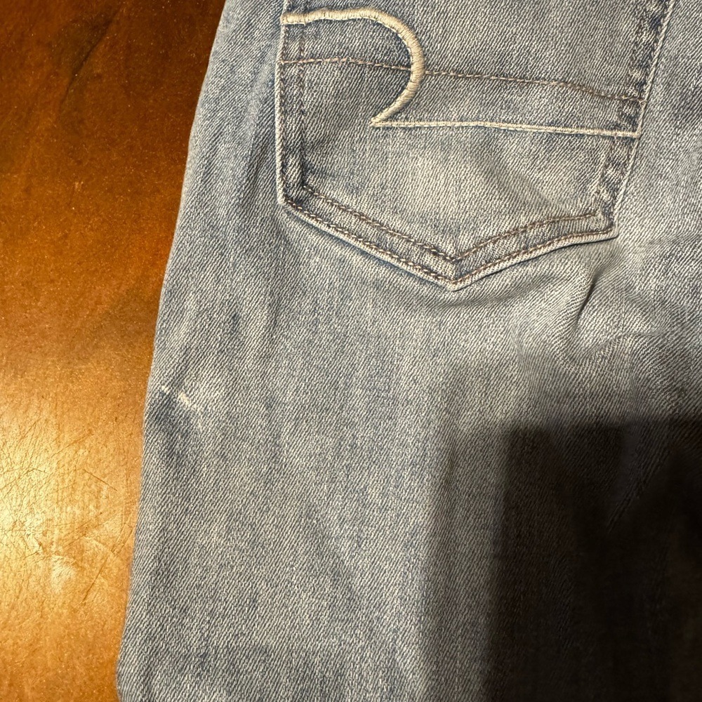 American Eagle Outfitters Light Blue Skinny Jeans jeggings - Picture 7 of 7
